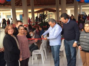 Sérgio Souza participa de inauguração de escola para 160 crianças, em Pinhalão