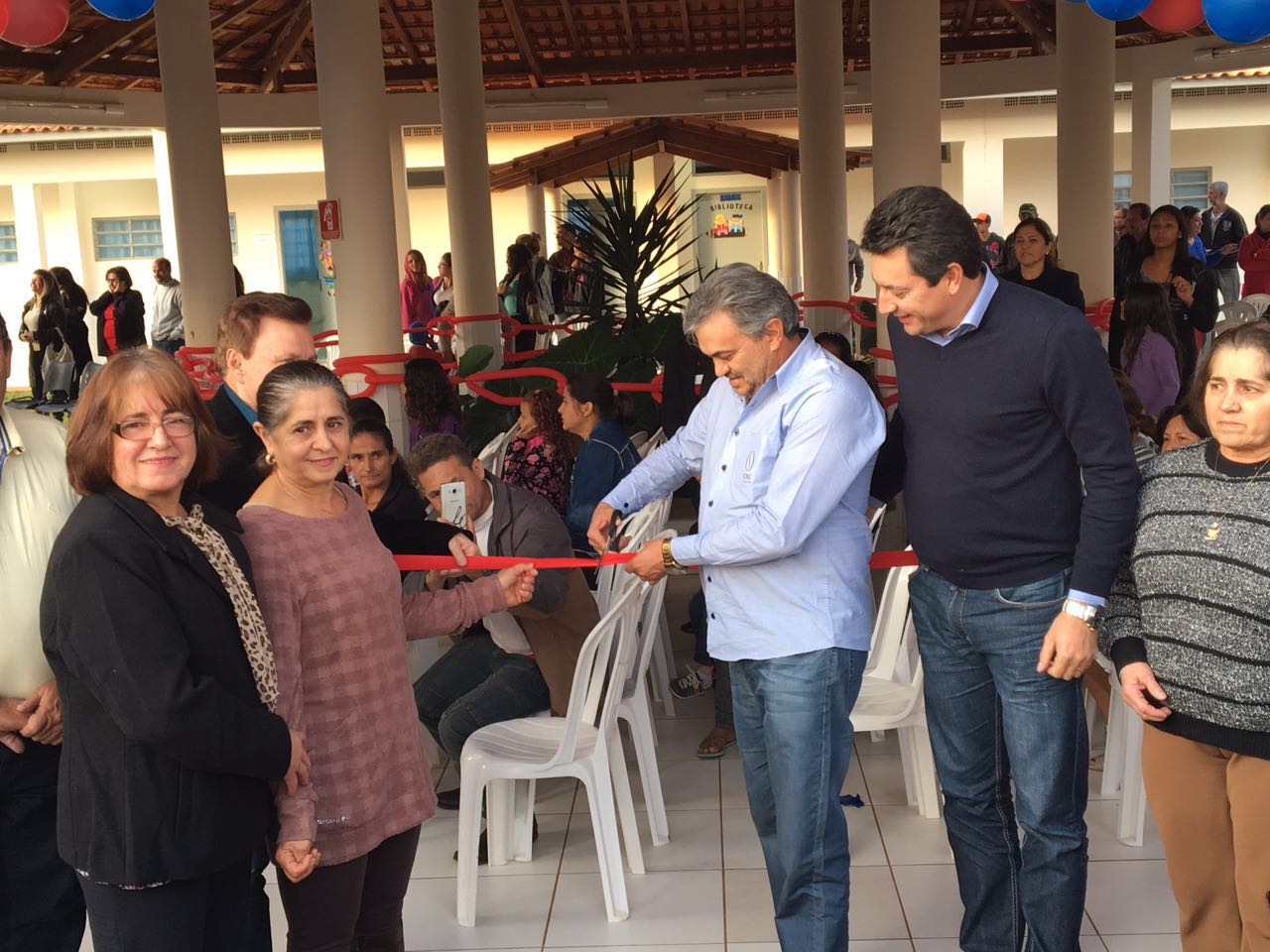 IMG 7355 - Sérgio Souza participa de inauguração de escola para 160 crianças, em Pinhalão