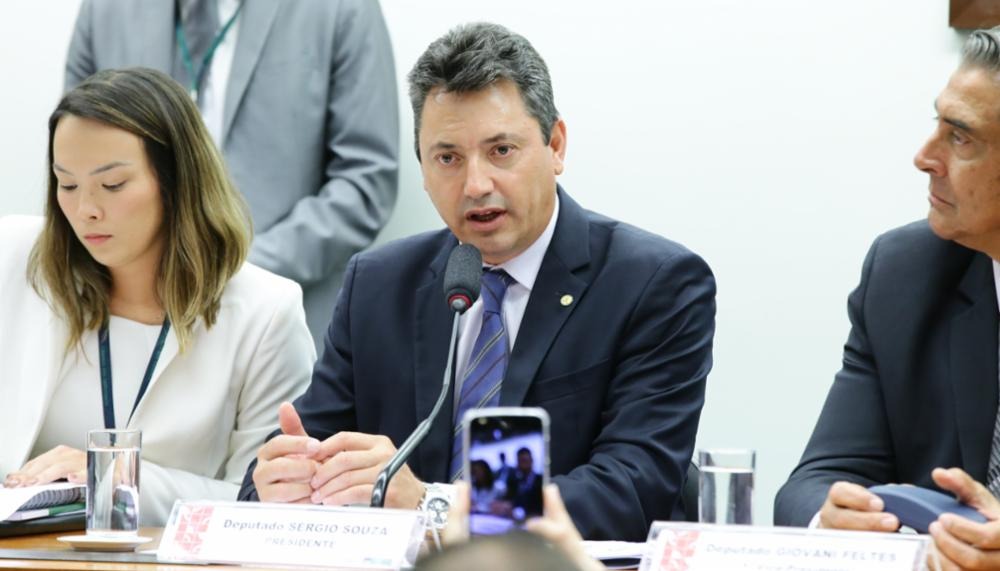 deputado sergio souza cft - Sérgio Souza assume presidência da Comissão de Finanças e Tributação da Câmara