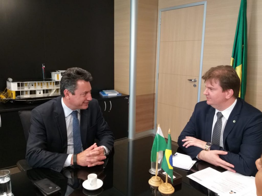 deputado sergio souza min 01 1024x768 - Em encontro, ministro garante a Sérgio Souza continuidade do Programa Avançar Cidades