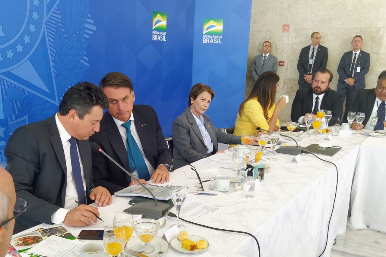 Read more about the article Bolsonaro debate agronegócio com Frente Parlamentar em Brasília