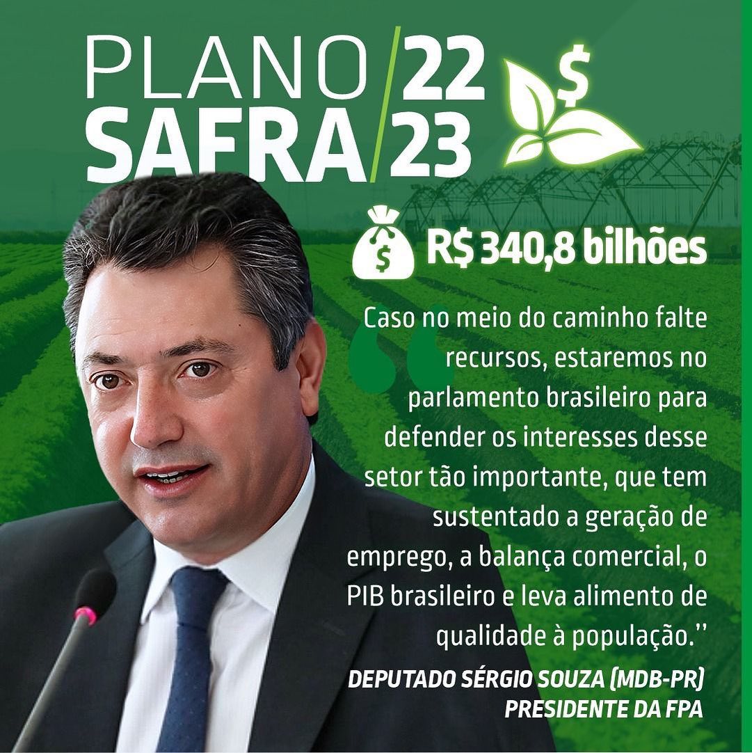 sergiosafraverde 1 - Plano Safra 2022/2023 é de R$ 340,8 bilhões