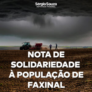 Read more about the article NOTA DE SOLIDARIEDADE À POPULAÇÃO DE FAXINAL