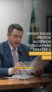 Read more about the article Sérgio Souza propõe audiência Pública para debater a umidade da Soja