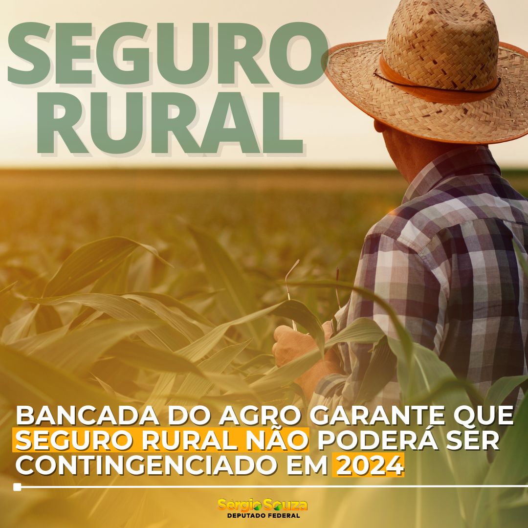 Read more about the article Bancada do Agro garante que os recurso do Seguro Rural não sejam contingenciados em 2024